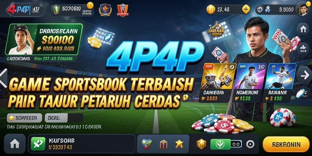 Tampilan gameplay menarik dalam aplikasi Sportsbook 4P4P.