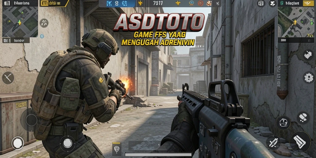 Tampilan gameplay intens di ASDTOTO dengan aksi FPS yang menegangkan.
