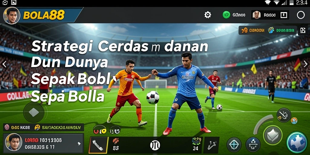 Screenshot permainan BOLA88 dengan elemen strategi yang menonjol.