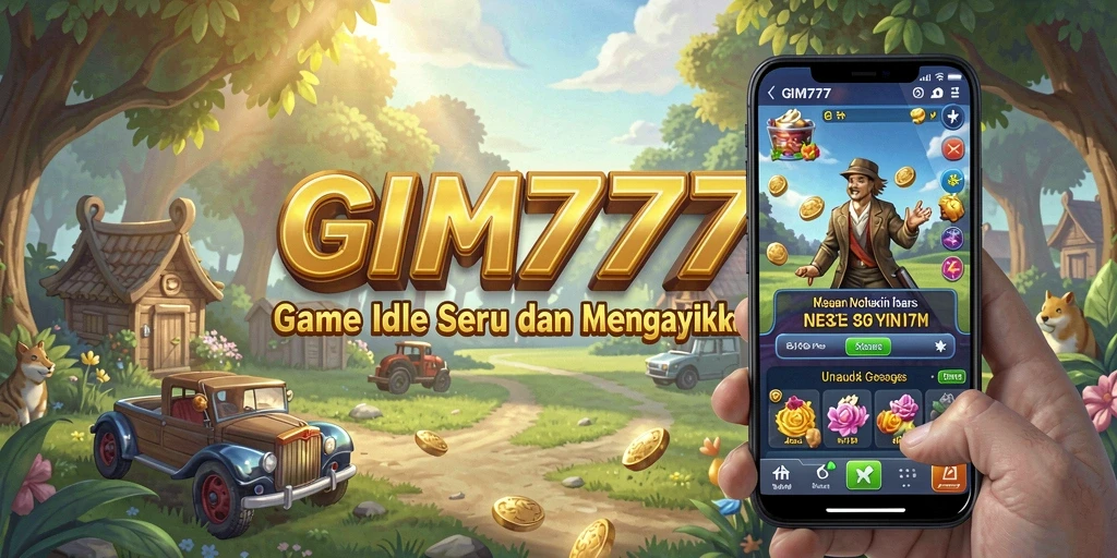 Tampilan gameplay GIM777 dengan petualangan Idle yang seru.