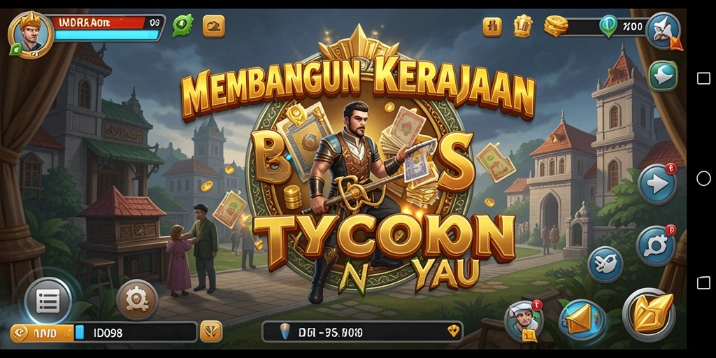 Tampilan dinamis dari gameplay Tycoon yang seru.