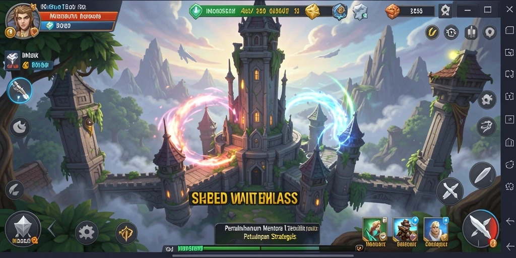 Tampilan gameplay INDSLOT yang mendebarkan dalam Tower Defense.