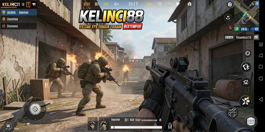 Tampilan gameplay menarik dengan aksi pertempuran intens.