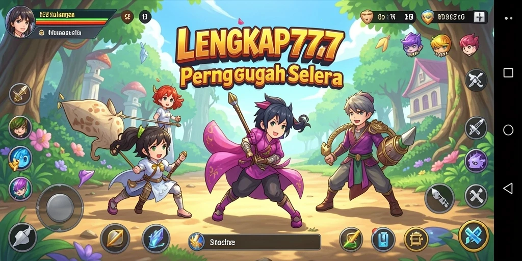 Tampilan gameplay LENGKAP777 yang epik dan menarik.