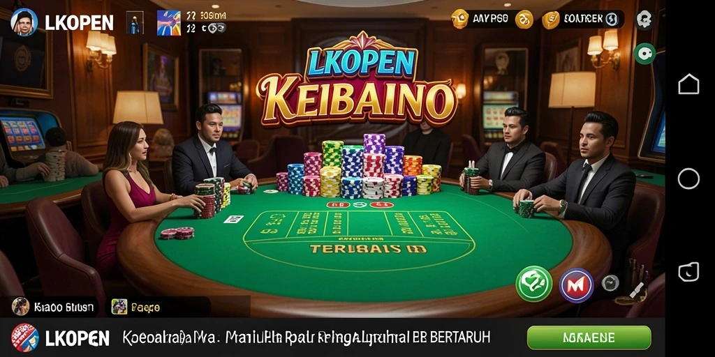 Screenshot gameplay LKOPEN menunjukkan grafis menawan dan antarmuka intuitif.