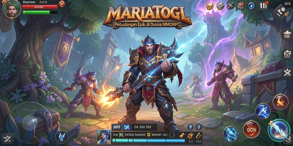 Gameplay MARIATOGL yang penuh aksi dan eksplorasi.