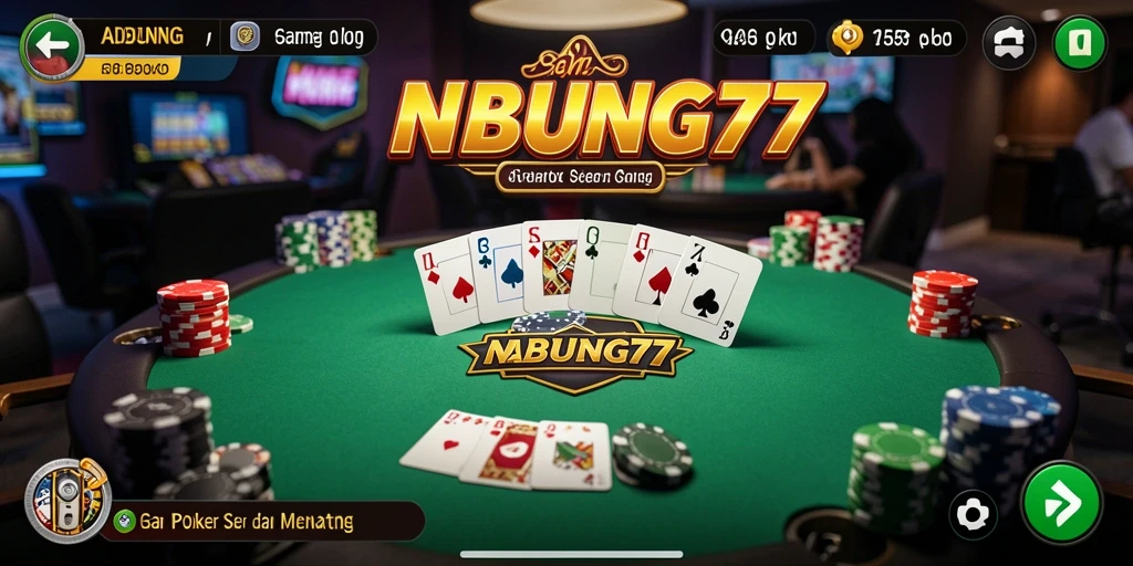 Tampilan seru gameplay Poker NABUNG77 dengan interaksi pemain yang menarik.