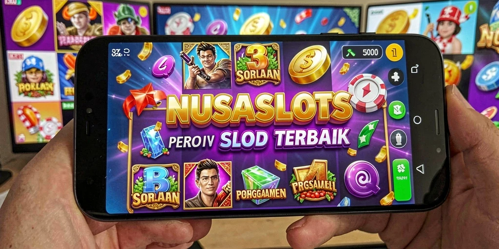 Tampilan gameplay NUSASLOTS yang menarik dan penuh warna.