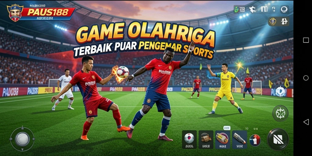 Tampilan gameplay PAUS188 dengan aksi olahraga yang seru.