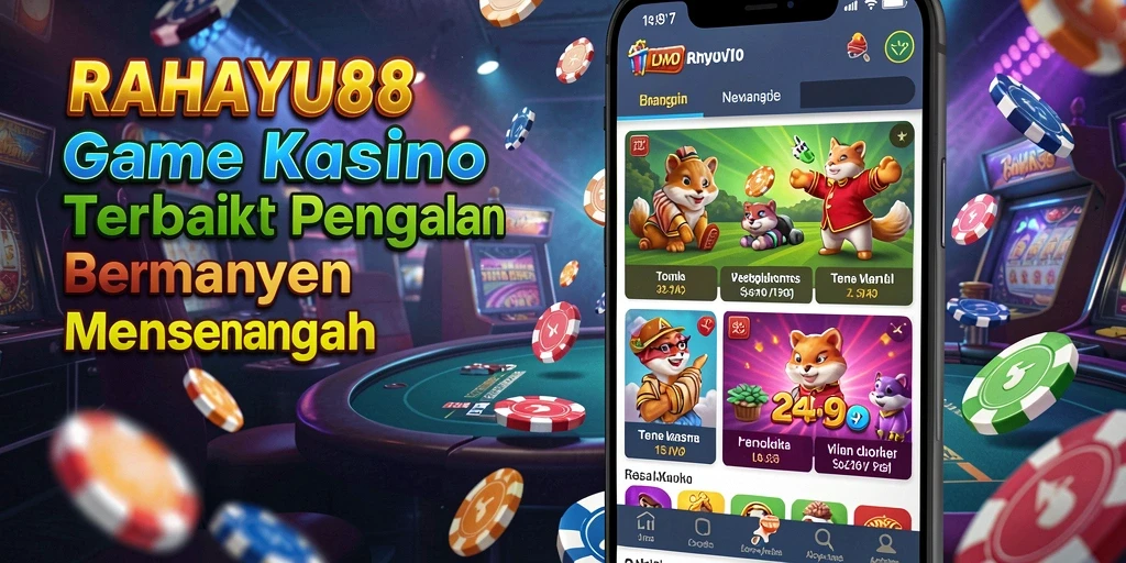 Tampilan gameplay seru di RAHAYU88 dengan berbagai permainan Kasino.