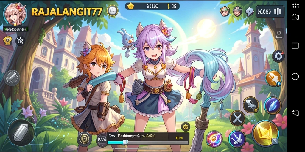 Tampilan gameplay seru dari RAJALANGIT77 yang penuh aksi.