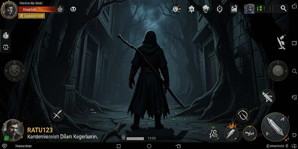 Tampilan gameplay <strong>RATU123</strong> menampilkan suasana mencekam yang bikin merinding.