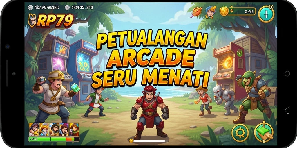 Tampilan gameplay RP79 yang menegangkan dan penuh warna.