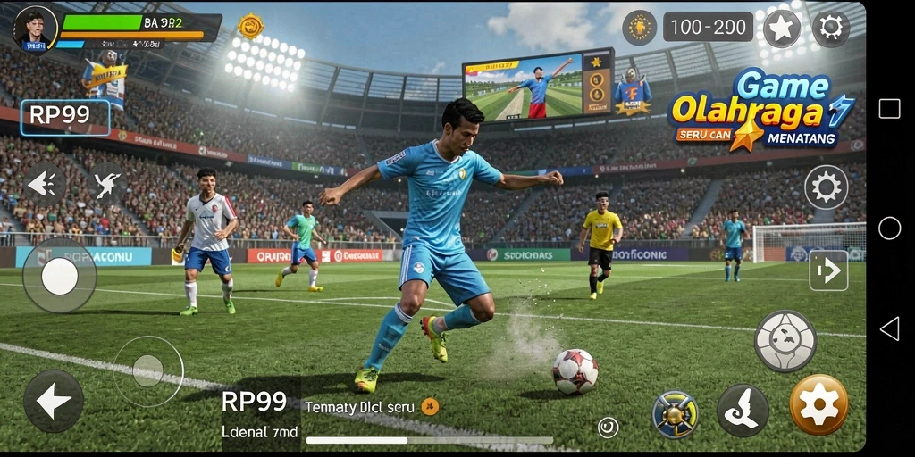 Tampilan gameplay RP99 yang seru dalam olahraga kompetitif.