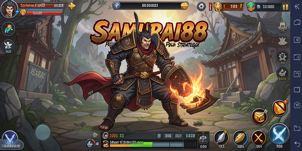 Tampilan screenshot gameplay SAMURAI88 yang menampilkan aksi samurai.