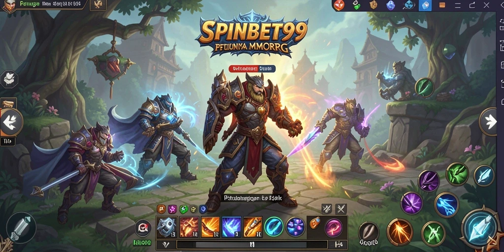 Tampilan utama gameplay <strong>SPINBET99</strong> yang menakjubkan dan imersif.