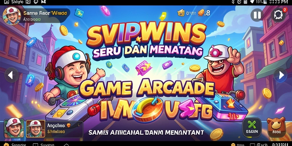 Tampilan gameplay menegangkan dari SVIPWINS dengan efek visual yang memukau.